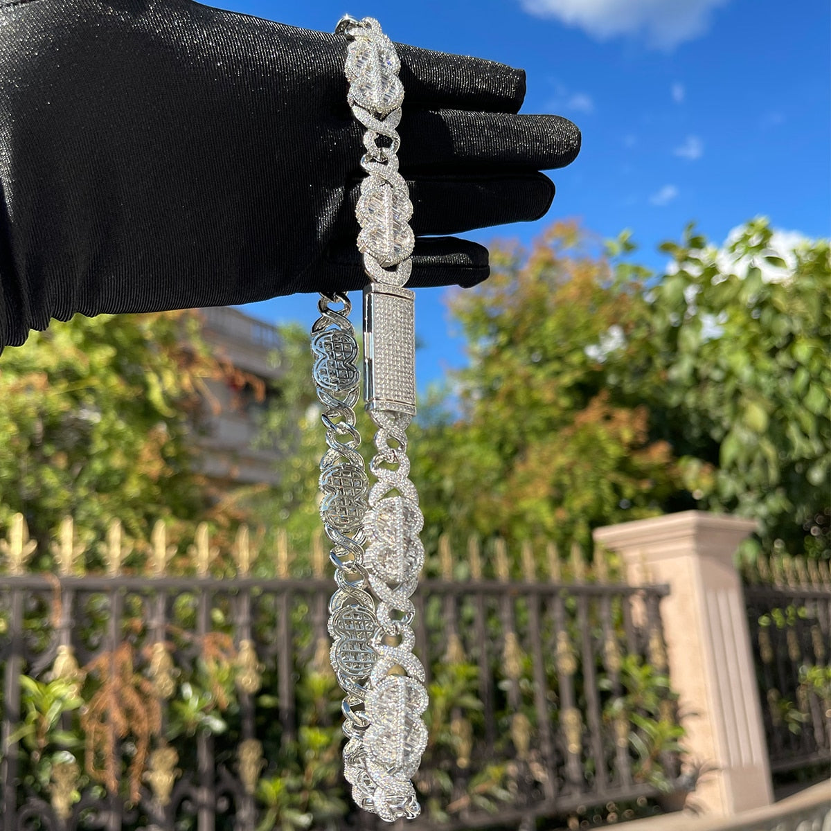 LuxeBaguette Miami Cuban Link Chain | Iced-Out Jewelry – BHG